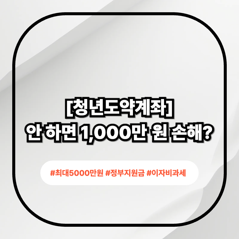 청년도약계좌 2026 자격조건과 정부기여금 정리 이미지